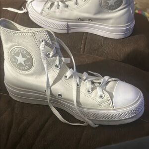 Converse' White High-Top Sneakers